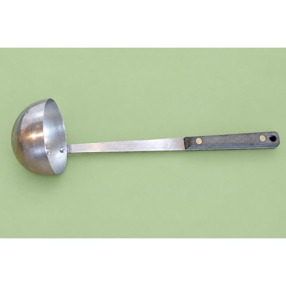 Ekco Forge Stainless Vanadium 11" Double Spout Ladle, Vintage, Made in the USA
